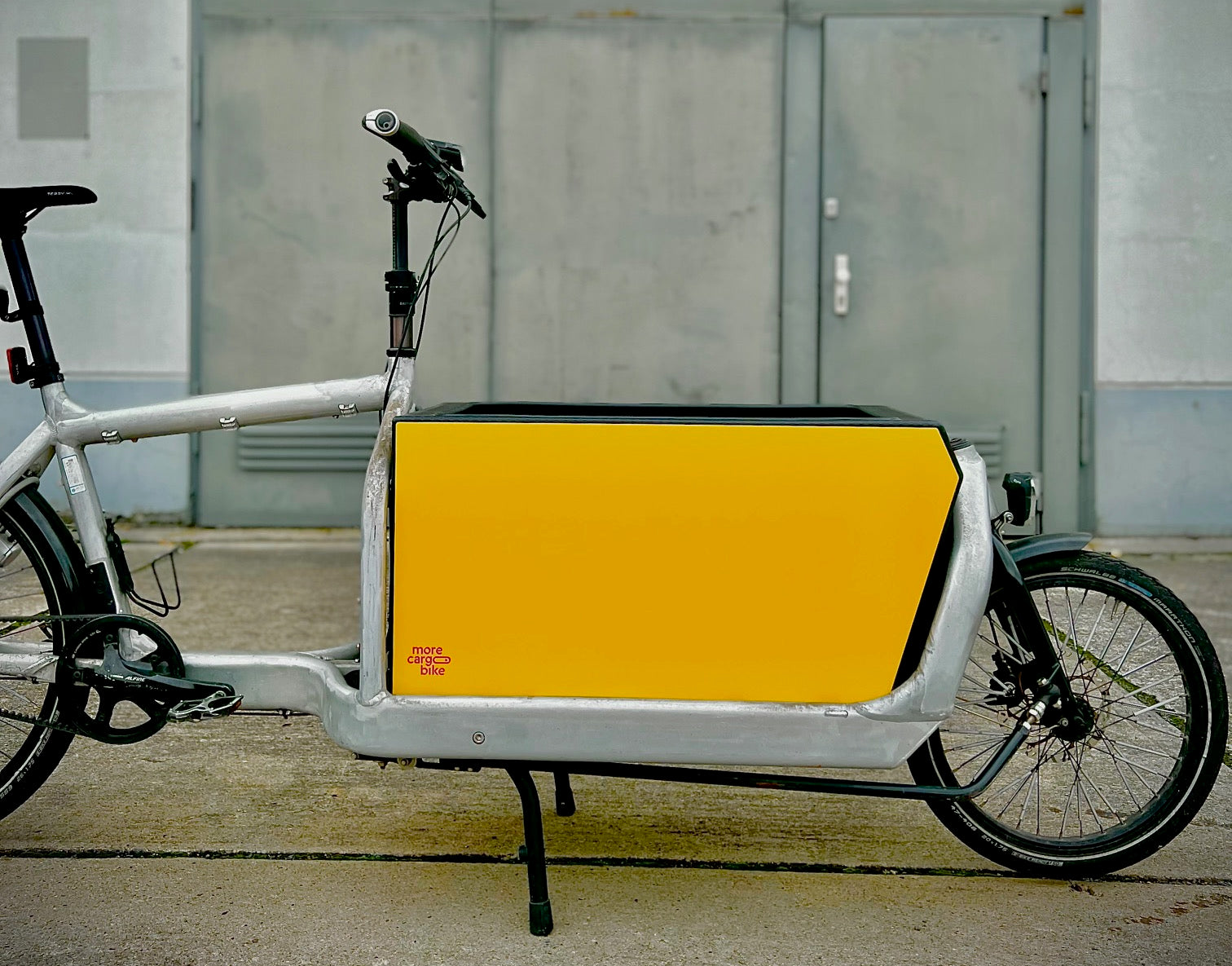 The MORE CARGOBOX for the Bullitt // kg BOX – MORE Cargobike