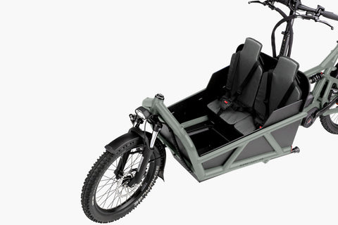 Riese & Müller EASY Load4 60 mit 2 Kindersitzen, Regenverdeck u.v.m.