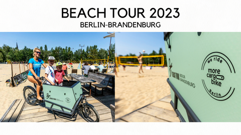 Ein Lastenrad für die Beach Volleyball Tour Berlin-Brandenburg: Nachhaltigkeit und Praktikabilität in Aktion