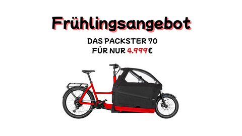 FRÜHLINGSANGEBOT: Riese & Müller Packster 70 für 4.999€ !
