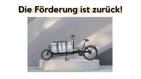 Die Förderung ist zurück!