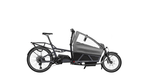 Riese & Müller EASY Load4 60 mit 2 Kindersitzen, Regenverdeck u.v.m.