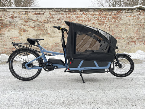 Sonderangebot: Riese & Müller Load5 75 in artic blue – MORE Cargobike