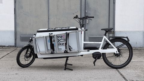 Vélo cargo Transporter 85 avec boîte / vélo d'essai